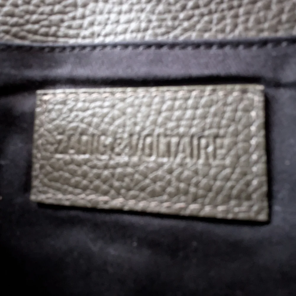 Zadig & Voltaire Leather Crossbody with Silver Chain - Picture 11 of 13